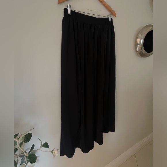 Mango Maxi Black Slit Skirt - Picture 3 of 9